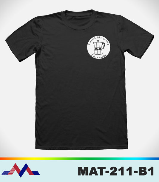 MAT211 - McLaud Apparel I Love Coffee Tee